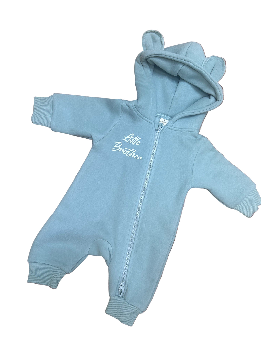 Matching bear hoodies and onesies