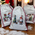Christmas linen sacks