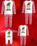 Matching patterned family Elf pyjamas