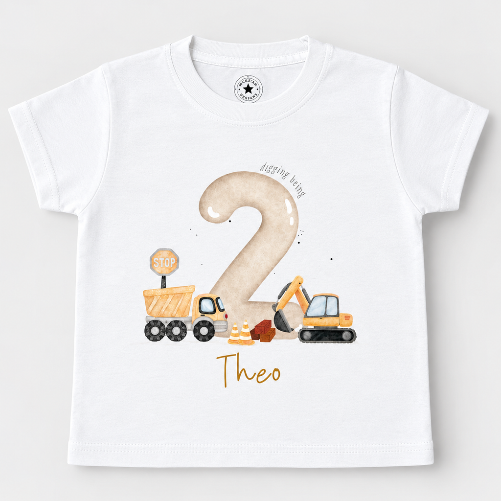 'Diggin being' Birthday t-shirt