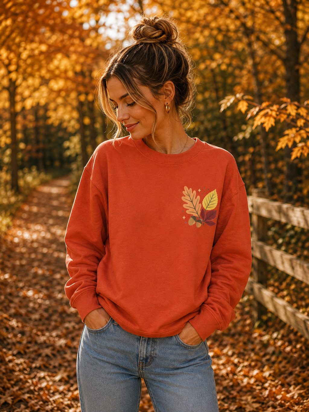 Hydref - Byd o Liw Sweatshirt